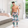thumbnail image 6 of FORMRS Mens Pajama Pants with Pockets Soft Cotton Sleepwear Lounge Bottoms, Sizes S-2XL, Pink Flowers, 6 of 7