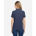 thumbnail image 3 of CORE365 CE112W Women's Fusion ChromaSoft™ Pique Polo-Classic Navy Heather-3XL, 3 of 6