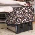 thumbnail image 7 of Haiem Guitar Skull record Print Toaster Covers 4 Slice Wide Slot,Bread Dust Cover & Fingerprint Protection,Bread Machine Cover,Appliance Covers, 7 of 7