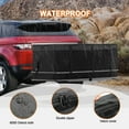 thumbnail image 4 of ROCKROK Hitch Mount Cargo Bag Heavy Duty Carriers for Car SUV Weathproof Traveling Bag, 4 of 13