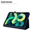 thumbnail image 4 of SaniMore iPad 10.9 Inch Case 2022 (New 10th Generation), [Full Protection] [Slim & Lightweight] PU Leather Case with Auto Sleep/Wake & Kickstand Feature Smart Cover for iPad 10th Gen 2022, Darkblue, 4 of 6