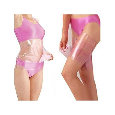 Women Sauna Slimming Slim Belt Burn Cellulite Fat Wraps Waist Cincher Trainer Leg Thigh Weight (Best Way To Slim Down Thighs)