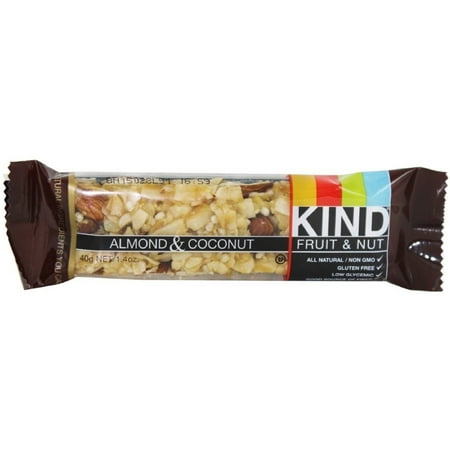 - 2 Pack - Kind Fruit & Nut Bar, 1.4 oz bars, Almond & Coconut 12 bars