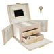 thumbnail image 2 of Organizador de joyas para viajes, estuche de viaje para joyas, caja de viaje portátil para joyas, caja de joyería portátil, diseño de última generación, 2 of 12