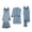 e Blue, variant on Lindreshi Womens Pajama Sets Shorts Clearance 5PC Women Satin Lace Camisole Trousers Shorts Nightdress Robe Pajamas Lingerie