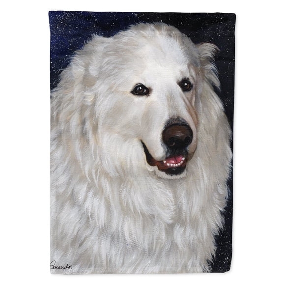 Great Pyrenees Meisha Flag Canvas House Size