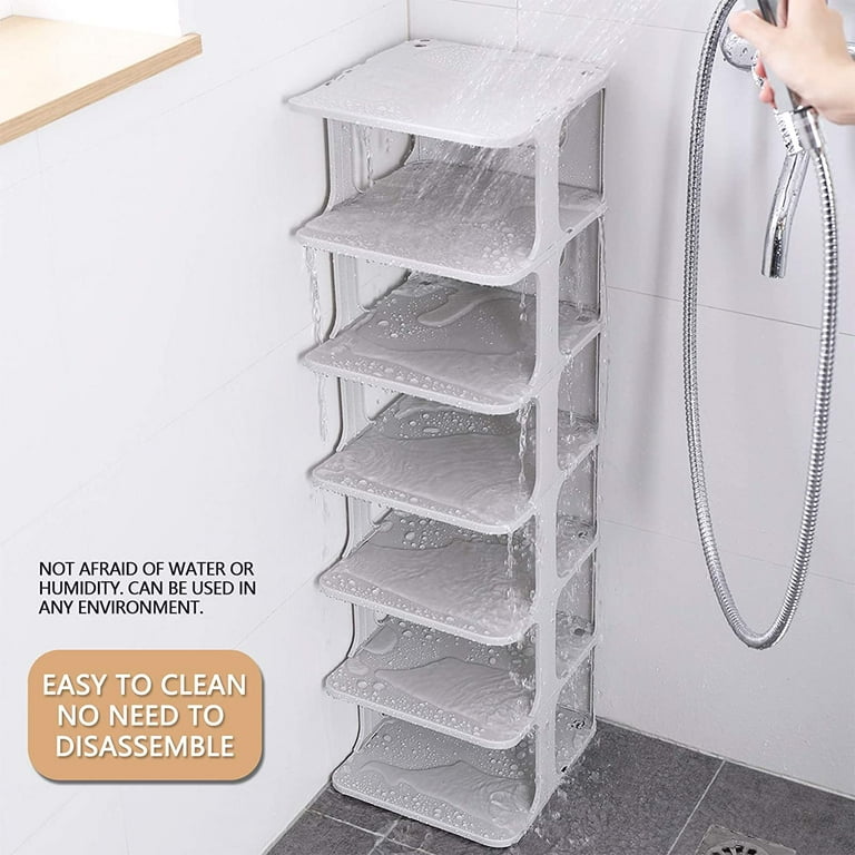 Free Combination Shoe Organizer for Closet, Free Standing Small