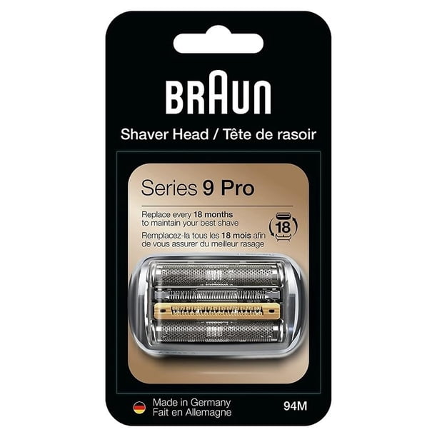 Cabezal de repuesto para afeitadoras Braun Series 9 y Series 9 Pro