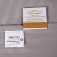 thumbnail image 4 of BNM Ultra Soft Deep Pockets 400 Thread Count Egyptian Cotton Stripe Sheet Set, 4 of 9