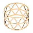 thumbnail image 5 of Balsa Circle 5 Metallic Gold Geometric Napkin Rings Wedding Party Events, 5 of 8