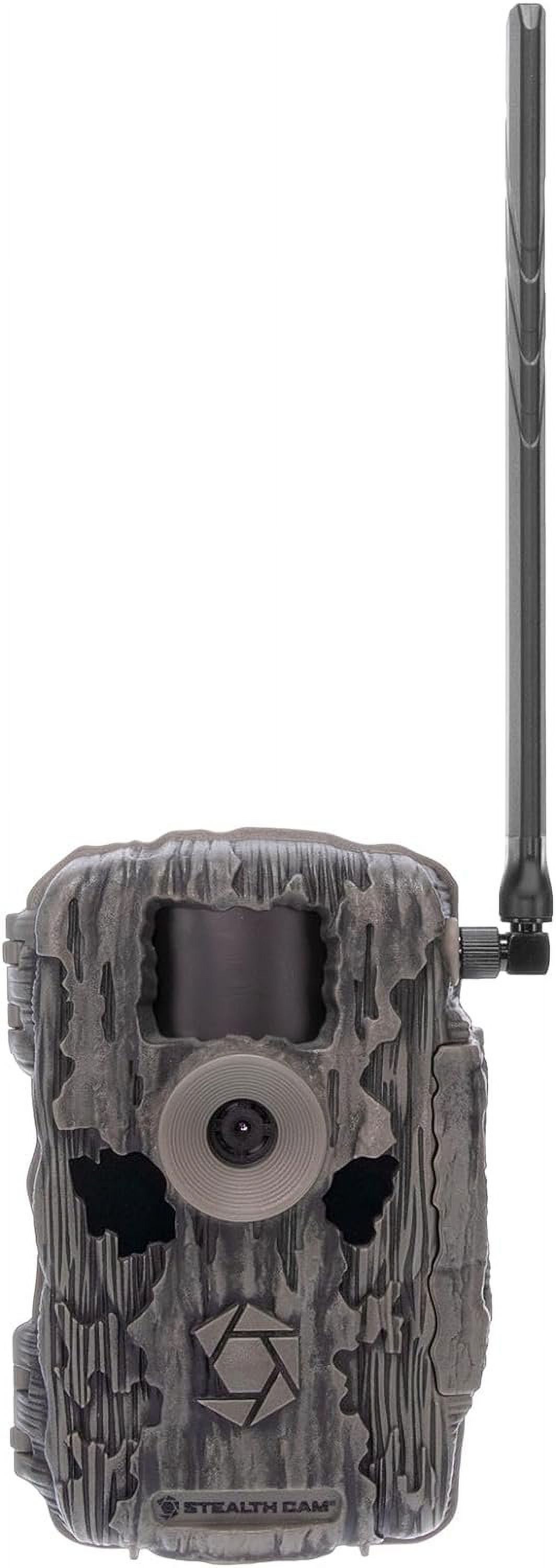 Stealth Cam Fusion MAX Dual Sim 36MP Photo & 1080P HD Video, 0.35 Sec Trigger Speed, App-Controlled Hunting Cellular Trail Camera, AT&T & Verizon, Lithium Battery, SD Card, and Cleaning Cloth