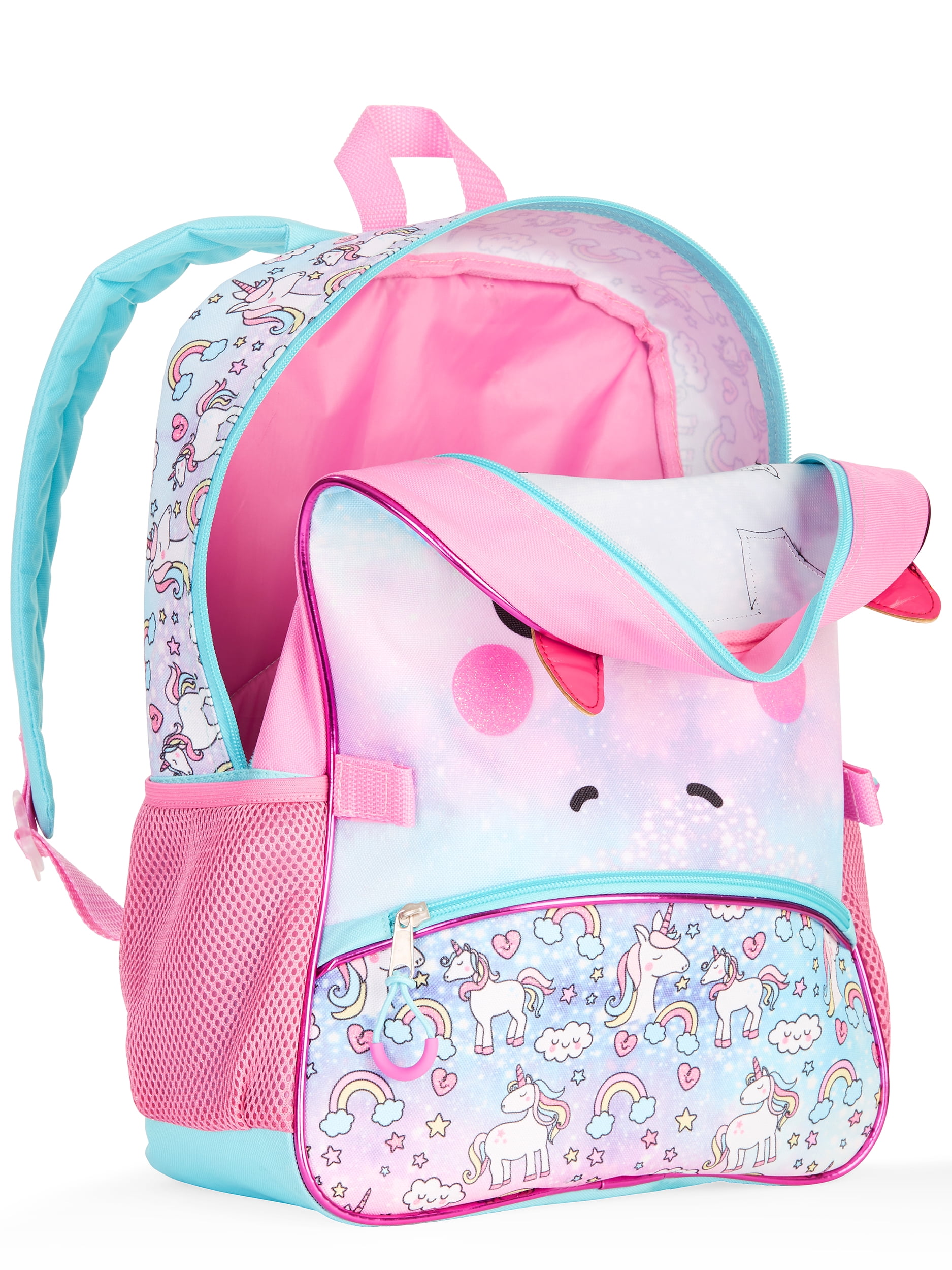 GIRLS Princess Unicorn Lunch Box Set/4 Pc Kids Backpack/back to  School/personalized Lunch Box/monogrammed Backpack/lunch Box/monogram Bag 