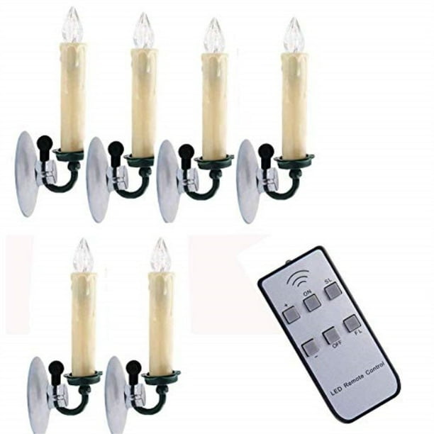 tbw 6pcs flameless candles white christmas candles window candles