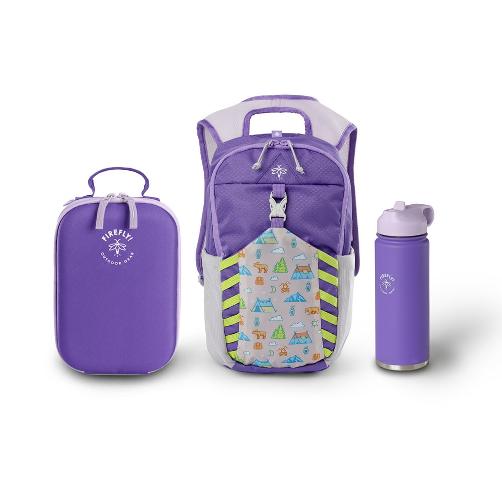 Firefly! Outdoor Gear Youth Adventure Combo Purple (Backpack, Lunch