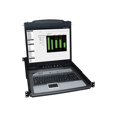 thumbnail image 1 of Tripp Lite, KVM Switch, 8-Port, NetDirector, 1URM, 19IN LCD, 8 PS/2 USB Cables, 1 of 2