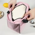 thumbnail image 4 of Fiudx Liquidación De Ofertas Flash Bolsa De Almuerzo Para Jugar Con Bolsa De Hielo Fresca Y Fría, Bolsa Aislante Portátil De Mano Para El Trabajo, 4 of 7