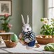 thumbnail image 4 of Xihbxyly Adorno de Conejo de Pascua, Figura de Paja Tejida a Mano, Estilo Rústico, Ideal para La Mesa Del Comedor o La Cocina, Decoración Festiva de Primavera, Tamaño 25 X 12 X 11 Cm, Material Ecológ, 4 of 6