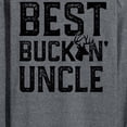thumbnail image 3 of Instant Message - Best Buckin Uncle - Men's Long Sleeve T-Shirt, 3 of 6