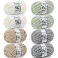 thumbnail image 1 of Harn Cozyful Chunky Chenille #10 para tejer a mano 8 madejas, 1 of 8