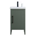 thumbnail image 5 of Vanity Art 20” Single Sink Bathroom Vanity Cabinet with Ceramic Countertop, 5 of 8