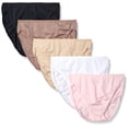 thumbnail image 1 of Pack de 5 braguitas de microfibra Hi-Cut Fruit of the Loom para mujer, 1 of 1