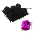 thumbnail image 5 of Shoreew Silicone Dessert Mold 6-Cavity Raspberry Pattern Chocolate Mousse Cake Mold Flexible Baking Mold for Candy Jelly Ice Cube Mold, 5 of 7