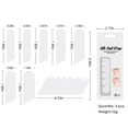 thumbnail image 3 of 3 Sheets Silk Nail Wrap Thin Peelable Self Adhesive Nail Wrap Nail Protector, 3 of 6