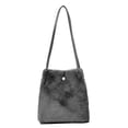 thumbnail image 1 of Bucket Bag Fashion Creative Plush All-match Shoulder Purse Shoulder Handbag, 1 of 10