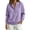 Purple, variant on Oversized Sweaters for Women Trendy Button down Sweatshirts Casual Snap V-Neck Long Sleeve Pullover Fall Travel Tops Grey S