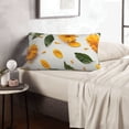 thumbnail image 6 of Daiia Sunny Yellow SunFlower Bedding Waterproof Pillow Protector Zippered Queen – Bed Bug Proof Pillow Encasement-14"x20", 6 of 6