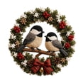 thumbnail image 4 of Cozy Nature 3D Fabric Poke Art Kit, Christmas No Sew Punch Needle Craft, Cardinal Red Bird Wreath Handmade Decor Kit for Adult Beginner Craft Enthusiasts, 4 of 7