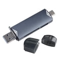 thumbnail image 3 of para OTG Tipo C para SD TF lector de tarjetas multifunción 6 en 1 adaptador USB 3.0 USB, 3 of 12