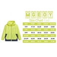 thumbnail image 3 of MGEOY Boys Girls Hooded Rain Jackets Waterproof Rain coats Windbreaker for Kids Lightweight Jackets, 3 of 7