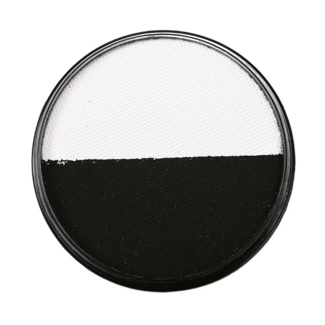 2 colores cara cuerpo pintura alto pigmento 30G colores s pintura facial para Halloween Blanco negro Jinwen Pintura de cara y cuerpo