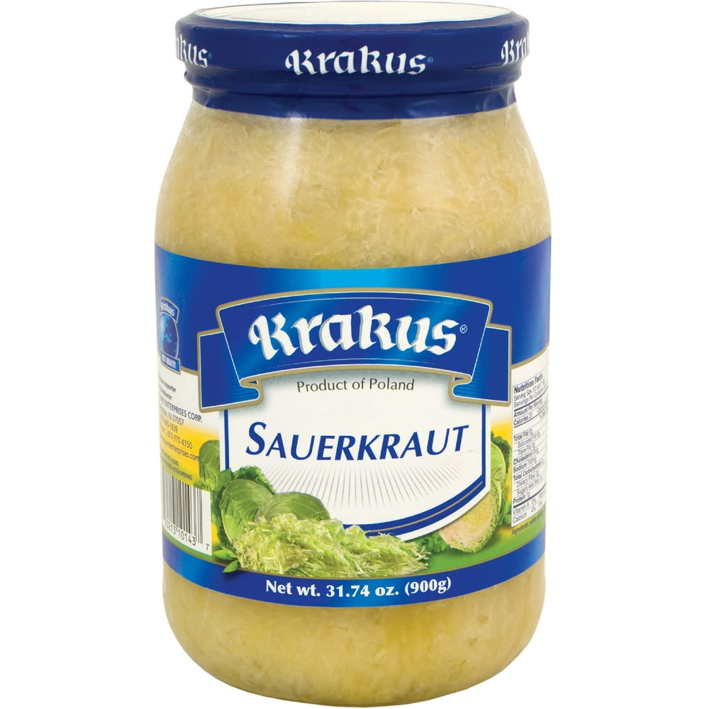 Krakus Sauerkraut, 31.74 Oz