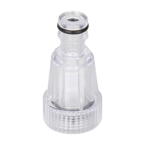 Filtro de entrada de agua Sunnimix plástico transparente Adaptador de bomba de lavado a presión