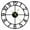 Black gold, variant on 16 Inch Silent Wall Clock – Vintage Rustic Iron Round Clock, Non-Ticking Battery Operated (AA Battery Not Included), Farmhouse & Modern Home Decor​