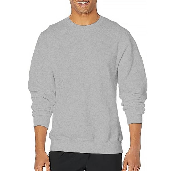 Men's 500g Silver Fox Fleece Dropped Shoulder Crew Neck Sweatshirt