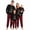 Style2, variant on Family Matching Christmas Pajamas Sset Letter and Snowflake Print Long-Sleeved Tops Plaid Trousers Sleepwear Outfits Holiday Sleepwear PJs