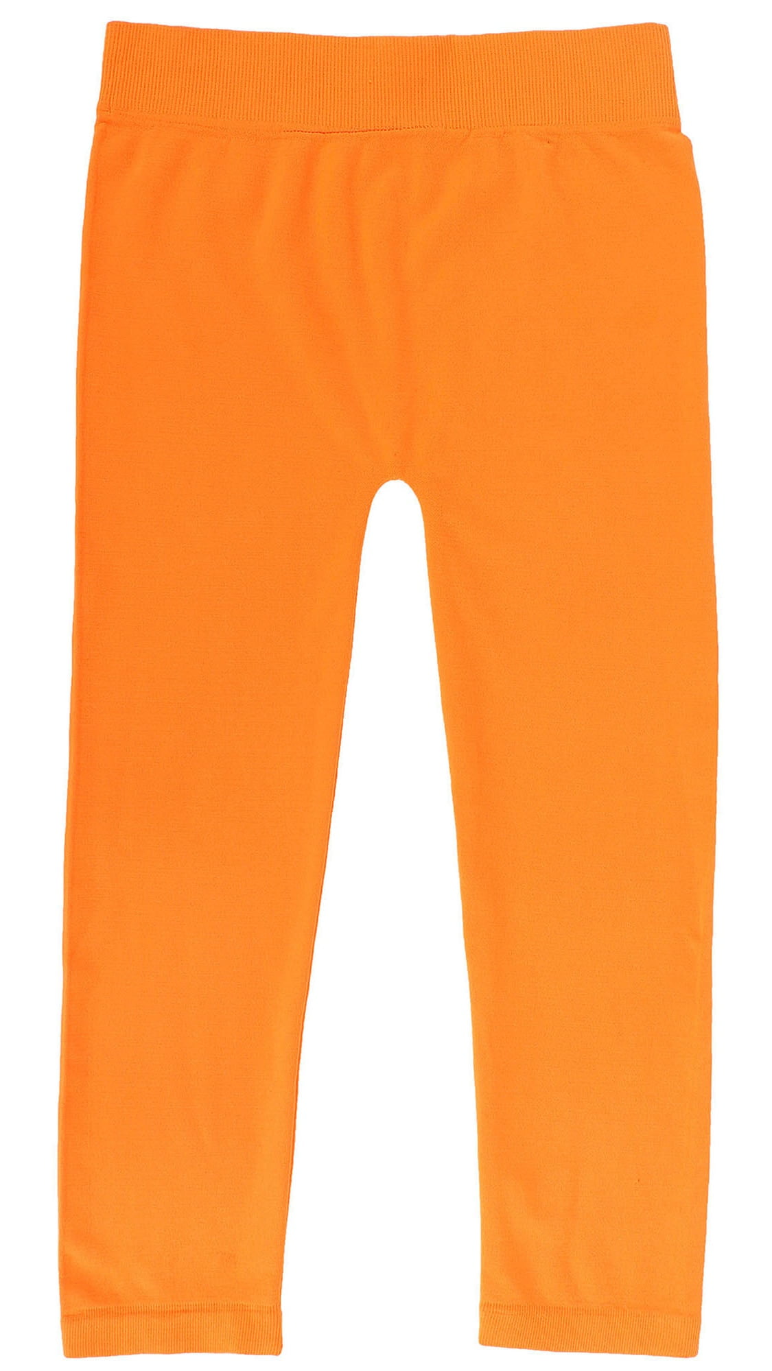 girls orange leggings