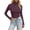 Purple, variant on Womens Fashion Tees Tops Long Sleeve High Neck Slim Fit Stretch Casual Basic Solid Y2k Clothes Green