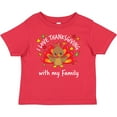 thumbnail image 3 of Inktastic I Love Thanksgiving with my Family-happy turkey Boys or Girls Baby T-Shirt, 3 of 5