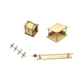 thumbnail image 2 of 1:72building Model Kits 3D Puzzles DIY Painting Layout Scenery Wooden Model Kits Style A, 2 of 9