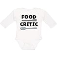 thumbnail image 3 of Inktastic Food Critic with Fork and Spoon Boys or Girls Long Sleeve Baby Bodysuit, 3 of 5