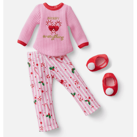 American Girl WellieWishers Merry Everything Pajamas for 14.5 inch Dolls