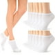 thumbnail image 1 of 12 pares de calcetines tobilleros de corte bajo para mujer, talla 9-11, deportivos, blancos, 1 of 7