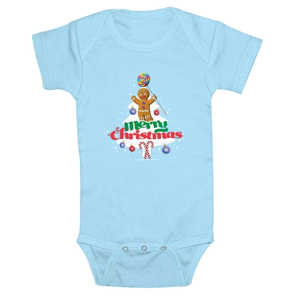 Infant's Shrek Ginger Christmas  Bodysuit