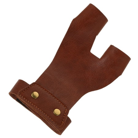 HOMEMAXS Archery Pu Archery Glove For Hunting And Protective Finger Guard Set For Men And Women Left Hand
