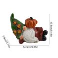 thumbnail image 3 of Luoshdecor Holiday Gnome Statue Ornament,All Seasons,4th of July ,Thanksgiving, Christmas,Resin Gnome for Indoor Outdoor Patio Yard Garden Decor (3Pcs), 3 of 6