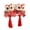 A, variant on New Year Hair Clip Pearls Side Clip Tassels Pompoms Sweet Bowknot Plush Furry Hairpin Sweet Cool Photo Props